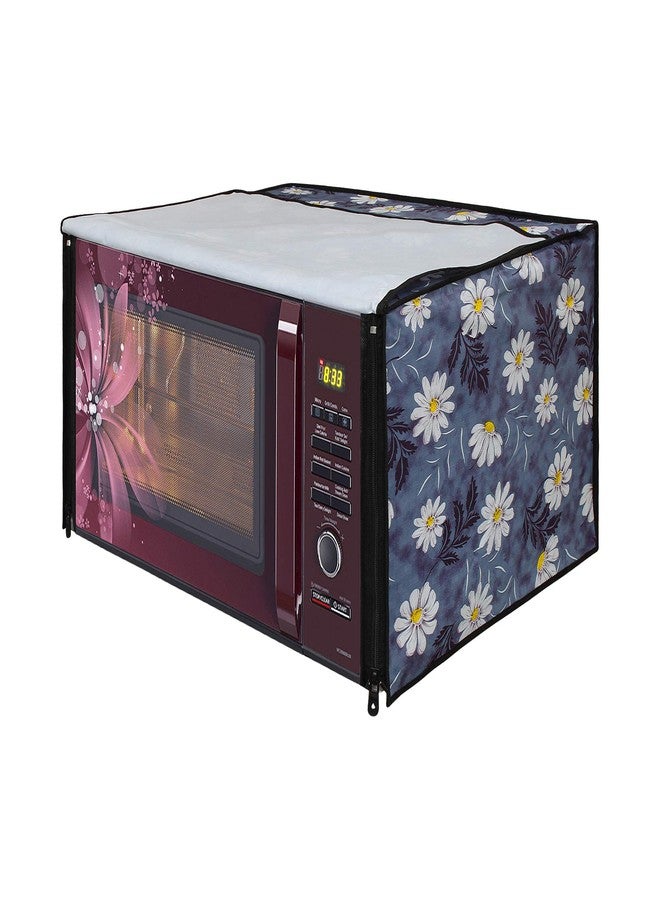 Lithara Printed Waterproof Microwave Oven Cover for LG 28 Litre Convection Microwave Oven MC2846BCT | Sams10 (Multicolor) - Image 1